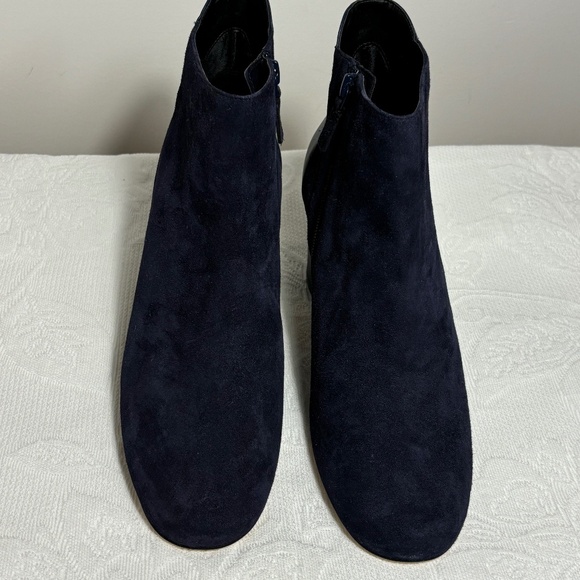 COLE HAAN NAVY SUEDE / LEATHER ANKLE BOOT SIZE 9 1/2B - Picture 8 of 8